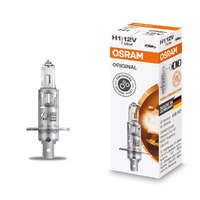 OSRAM GmbH Osram Original Line 12V H1 halogén fényszóró izzó, H1, 12 V, 55 W, 3200 K, 1550 lumen, gyári minőség, hosszú élettartam, 64150 1 db / doboz