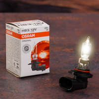 OSRAM GmbH Osram Original Line 12V HB3 halogén fényszóró izzó, 12 V, 60 W, 1700 lm, P20d foglalat, hosszú élettartam, OEM minőség, 9005, 1db/doboz