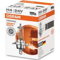 OSRAM GmbH Osram Original Line 24V H4 halogén fényszóró izzó, 24V, hosszú élettartamú, megerősített teherautós kivitel, OEM minőség, 94196, 1db/doboz
