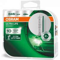 OSRAM GmbH Osram Xenarc Ultra Life D4S xenon fényszórólámpa, 42V, 35W teljesítmény, 3200 lumen fényáram, hosszú élettartam, P32d-5 foglalat, 66440ULT-HCB, 2db/doboz