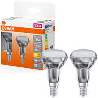 Ledvance Gmbh Osram E14 LED reflektor, 1,5W, 110 lm, 2700 K, melegfehér, áttetsző üveg-25 W izzó helyett, 2 darabos - Star Spot R50