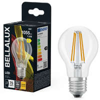 Ledvance Gmbh Bellalux E27 LED, 7,5W, 1055 lm, 2700 K, melegfehér, áttetsző üveg-75 W normál izzó helyett - Classic A 75 filament