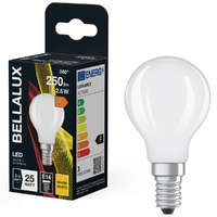 Ledvance Gmbh Bellalux E14 LED kisgömb, 2,5W, 250 lm, 2700 K, melegfehér, opál üveg-25 W izzó helyett - Classic P