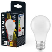 Ledvance Gmbh Bellalux E27 LED, 4,9W, 470 lm, 2700 K, melegfehér, opál műanyag-40 W normál izzó helyett - Classic A