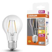 Ledvance Gmbh Osram E27 LED SStar 2,8W 250lm 2700K melegfehér, szabályozható 320° víztiszta - 25W izzó helyett