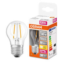 Ledvance Gmbh Osram E27 LED SStar kisgömb 4,8W 470lm 2700K melegfehér, szabályozható 320° víztiszta - 40W izzó helyett