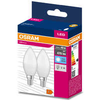 Ledvance Gmbh Osram E14 LED Value Classic gyertya fényforrás 4,9W, 470 lm, 4000 K, 40 W izzó helyett (2 darabos)
