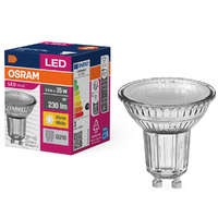 Ledvance Gmbh Osram GU10 LED 2,6W, 230 lm, 2700 K, melegfehér, áttetsző üveg-35 W izzó helyett - Value Spot PAR16