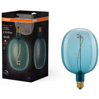 Ledvance Gmbh Osram E27 LED 4,5W, 100 lm, 1600 K, candlelight, dimmelhető, kék üveg-10 W izzó helyett - Vintage 1906 DIM Classic Ballon Blue filament