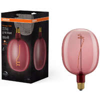 Ledvance Gmbh Osram E27 LED 4,5W, 220 lm, 1600 K, candlelight, dimmelhető, rózsaszín üveg-15 W izzó helyett - Vintage 1906 DIM Classic Ballon Pink filament