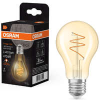 Ledvance Gmbh Osram E27 LED Vintage, 4,9W, 470 lm, 2200 K, candlelight, arany színű színű üveg-40 W izzó helyett - Vintage 1906 Classic A60 Gold