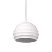 Ledvance Gmbh Ledvance Decor Plaster - Fehér függesztett gipsz lámpa E27 foglalattal, textil kábellel, cserélhető fényforrással, max. 25W/15W LED