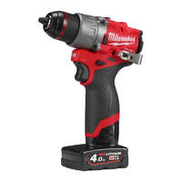 Milwaukee Electric Tool Corporation Milwaukee M12 Szuperkompakt fúrócsavarozó, 2 sebességes, 2x4.0Ah akkuval, töltővel, kofferrel M12 FDD2-402X 4933479874