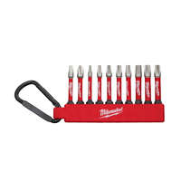 Milwaukee Electric Tool Corporation Milwaukee Shockwave bithegy készlet 10db-os PH/PZ/TX, karabineres 4932492939