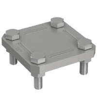 J. Pröpster GmbH J.Pröpster 900047 keresztkapocs 2-részes lapos/lapos 40/40mm StFz