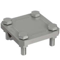 J. Pröpster GmbH J.Pröpster 910007 keresztkapocs 2-részes kerek/lapos Rd 8-10mm/40mm StFz