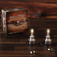 OSRAM GmbH Osram LEDriving HL Vintage +300% H1 autós LED tompított, távolsági és ködlámpa szett, +300% fényerő, 2700K meleg fehér fény, 1200 lumen fényáram, P14.5s foglalat, 64150DWVNT, 2 darab/csomag