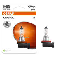 OSRAM GmbH Osram Original Line H8 halogén fényszórólámpa, megbízható OEM minőség, 800 lumen fényáram, hosszú élettartam, autós felhasználásra, 64212-1BL, 1db/bliszter