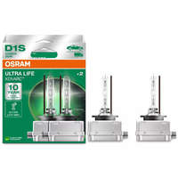 OSRAM GmbH Osram Xenarc Ultra Life D1S xenon fényszórólámpa, 85V, 35W, 4300K színhőmérséklet, extrém hosszú élettartam, 3200 lumen fényáram, PK32d-2 foglalat, 66140ULT-2HB, 2db/doboz