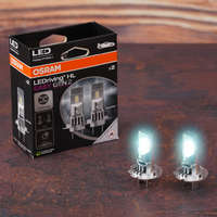 OSRAM GmbH Osram LEDriving HL Easy Gen 2 H7/H18, hidegfehér LED tompított és távolsági fényszóró szett, 6500 K, 2000 lumen, PX26d foglalat, 90°-ban elforgatható kialakítás, ultrakompakt méret, 64210DWESY2-2HB, 2db/csomag