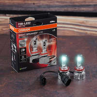 OSRAM GmbH Osram Night Breaker LED Smart H8 ködlámpa szett, 6000K hidegfehér fény, akár 6-szor hosszabb élettartam, PGJ19-1 foglalat, 64212DWNBSM-2HB, 2db/csomag