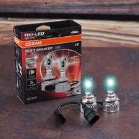 OSRAM GmbH Osram Night Breaker LED Smart H10 ködlámpa LED szett, extra széles fénynyaláb, 6000K hidegfehér fény, akár 6-szor hosszabb élettartam, PY20d foglalat, 9145DWNBSM-2HB, 2db/csomag