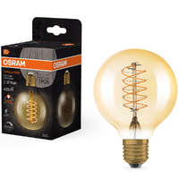Ledvance Gmbh Osram E27 LED 4,8W, 420 lm, 2200 K, candlelight, dimmelhető, arany színű színű üveg-35 W izzó helyett - Vintage 1906 DIM Classic Globe Gold filament