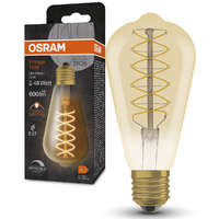Ledvance Gmbh Osram E27 LED 7W, 600 lm, 2200 K, candlelight, dimmelhető, arany színű színű üveg-50 W izzó helyett - Vintage 1906 DIM Classic Edison Gold filament