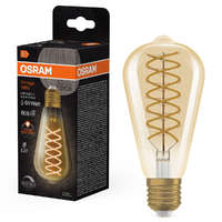 Ledvance Gmbh Osram E27 LED 8,8W, 806 lm, 2400 K, candlelight, dimmelhető, arany színű színű üveg-60 W izzó helyett - Vintage 1906 DIM Classic Edison Gold filament
