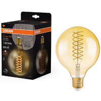Ledvance Gmbh Osram E27 LED 8,4W, 806 lm, 2400 K, candlelight, dimmelhető, arany színű színű üveg-60 W izzó helyett - Vintage 1906 DIM Classic Globe125 Gold filament