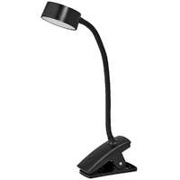 Ledvance Gmbh Ledvance Office Line Desk Cylinder Clip – Állítható színhőmérsékletű (3000-6500K) fekete asztali LED lámpa, 3 fokozatú fényerőszabályozás, 4,8W, forgatható fej
