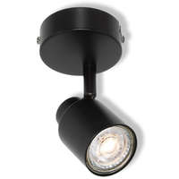 Ledvance Gmbh Ledvance LED Spot Primal 1XGU10 Round Black – Fekete mennyezeti spotlámpa forgatható fejjel, GU10 foglalattal, max. 6W, IP20