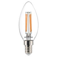 Feilo Sylvania Europe Limited Sylvania ToLEDo Candle 0029373 LED gyertya COG átlátszó fényforrás E14 4,5W 2700K Ra80 470Lm 230V 360 fok