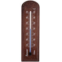 EverFlourish Hungary Kft. Fa beltéri hőmérő 15 cm, mahagóni