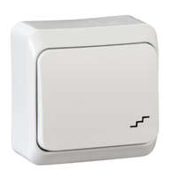 Schneider Electric Zrt. Schneider Prima 106 váltókapcsoló, lépcsőjellel 10AX, IP20 fehér WDE001060