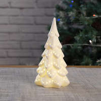 QX-IMPEX Kft. Karácsonyi világító kerámia fenyőfa 17cm