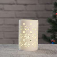 QX-IMPEX Kft. Karácsonyi világító kerámia lámpás csillag 13cm