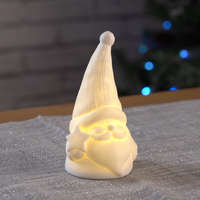 QX-IMPEX Kft. Karácsonyi világító kerámia télapó 14cm