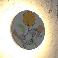 Rábalux Zrt. Nyuszis fali LED lámpa gyerekszobába, szabályozható - Hopply Rábalux 71100