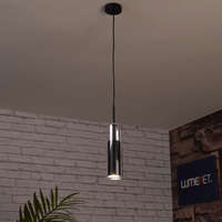 Rábalux Zrt. Függesztett henger lámpa matt fekete színben - Kalevi Rábalux 72047