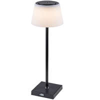 Rábalux Zrt. Szabályozható asztali LED lámpa fekete-fehér színben 38 cm - Taena Rábalux 76010, USB, érintőkapcsolós, fröccsenő víz ellen védett, 3000-5000 K, 200 lm, 4 W