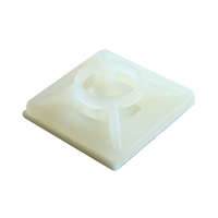 Tracon Budapest Kft. Tracon kábelkötegelő talp 19x19 /5,0 fehér, csavarozható, öntapadós TALP190