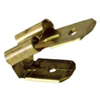 Tracon Budapest Kft. Tracon szigeteletlen rátolható csatlakozó hüvely 2 csappal 6,3x0,8mm 1-2,5mm2 (CSEL)