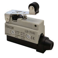 Tracon Budapest Kft. Helyzetkapcsoló, rugószáras-görgős 1×CO, 10A/250V AC, 47mm, IP40 LS 7141