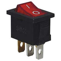 Tracon Budapest Kft. Készülékkapcsoló BE-KI, piros-világító (0-I felirat) TES-33 16(6)A Tracon