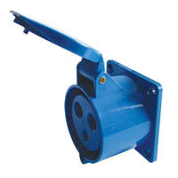 Tracon Budapest Kft. Ipari csatlakozó DAFB-322 3P 32A 250V IP44 beépíthető dugalj egyenes TICS-423 Tracon