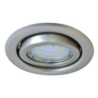 Tracon Budapest Kft. Beépíthető lámpatest spot fényforrásokhoz, matt króm max.50W, MR16, D=97mm TLC-6MC Tracon