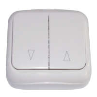 Tracon Budapest Kft. Tracon Fk. zsalu vezérlő kapcsoló (tapétakapcsoló) 10AX/250V, IP20, (2×N101) TTK-07