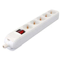 Tracon Budapest Kft. Tracon újravezetékezhető hord. elosztósáv kapcsolóval 5 SHUKO, 16 A vezeték nélkül HUR-05K