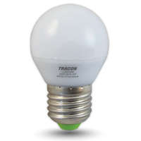 Tracon Budapest Kft. LED kisgömb 5W E27 370lm 4000K semleges fehér fényforrás 250fok Ra80 230V LG455NW Tracon